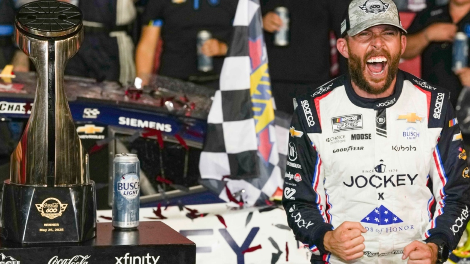 Denny Hamlin questions Trackhouse speed: ‘Teams will be investigating where speed came from overnight’