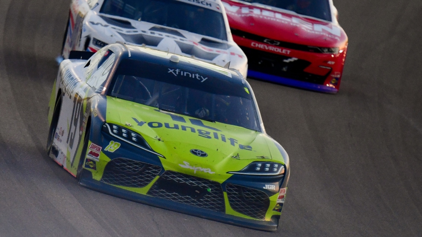 Aric Almirola bests Connor Zilisch in epic NASCAR battle at Las Vegas