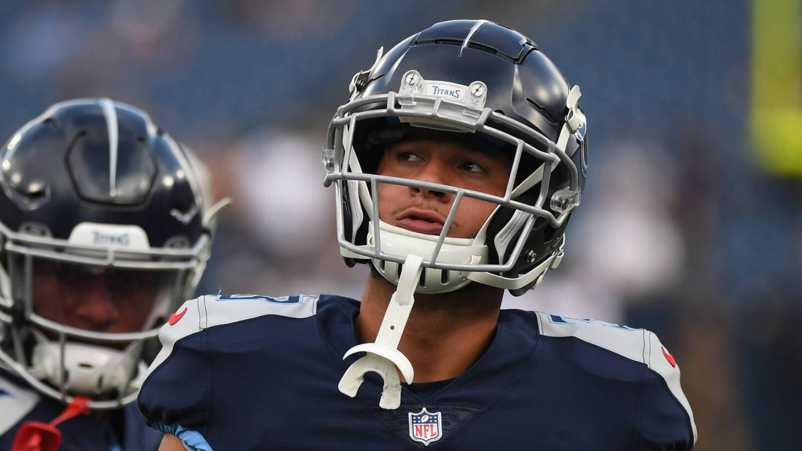 Titans' Caleb Farley addresses father's death after explosion