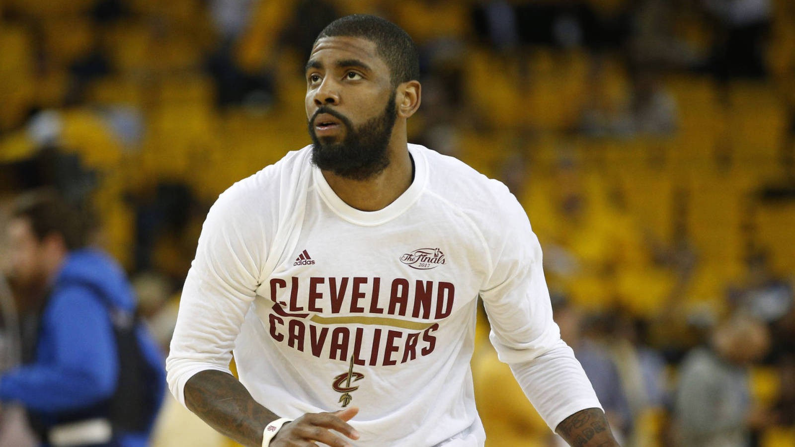 kyrie irving warm up jersey