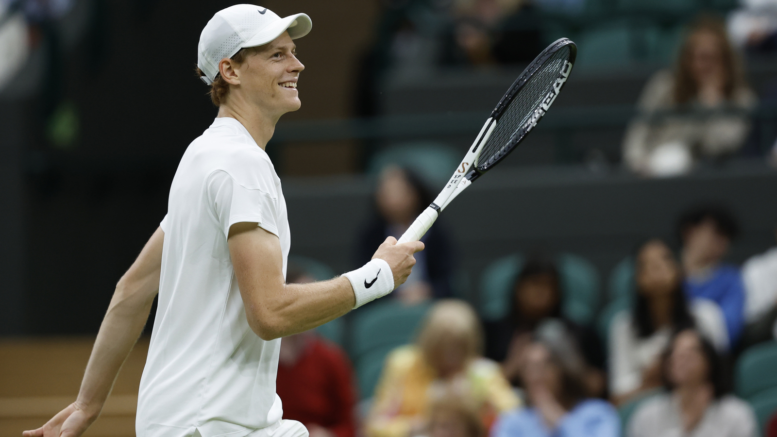 Watch: Jannik Sinner spotted in the crowd during Anna Kalinskaya’s first round match at Wimbledon