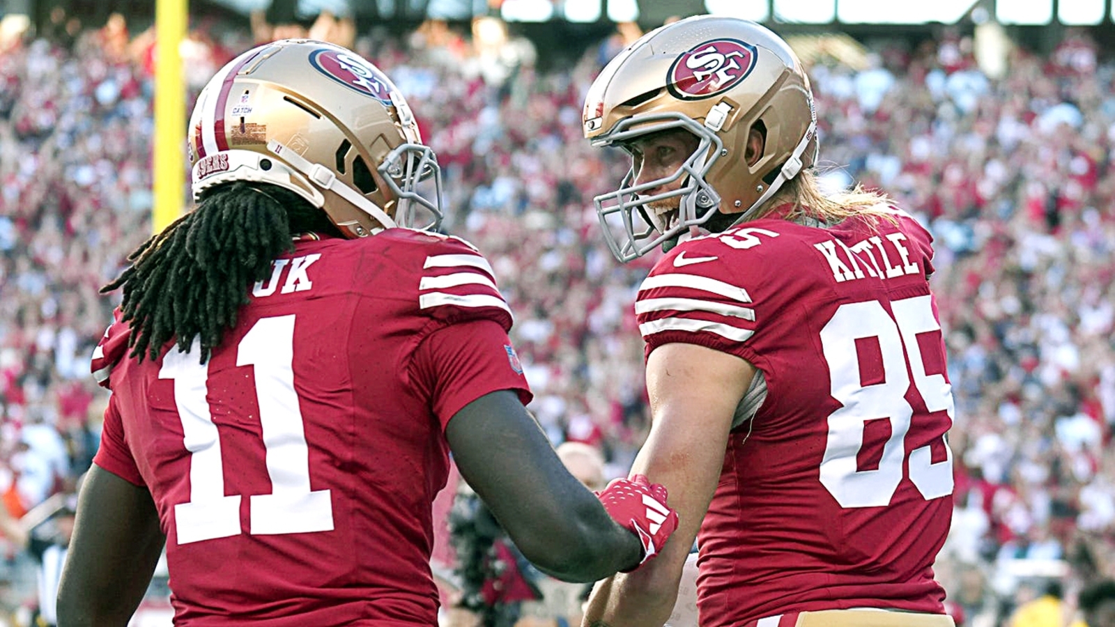 49ers’ George Kittle shares candid thoughts on bizarre Brandon Aiyuk situation