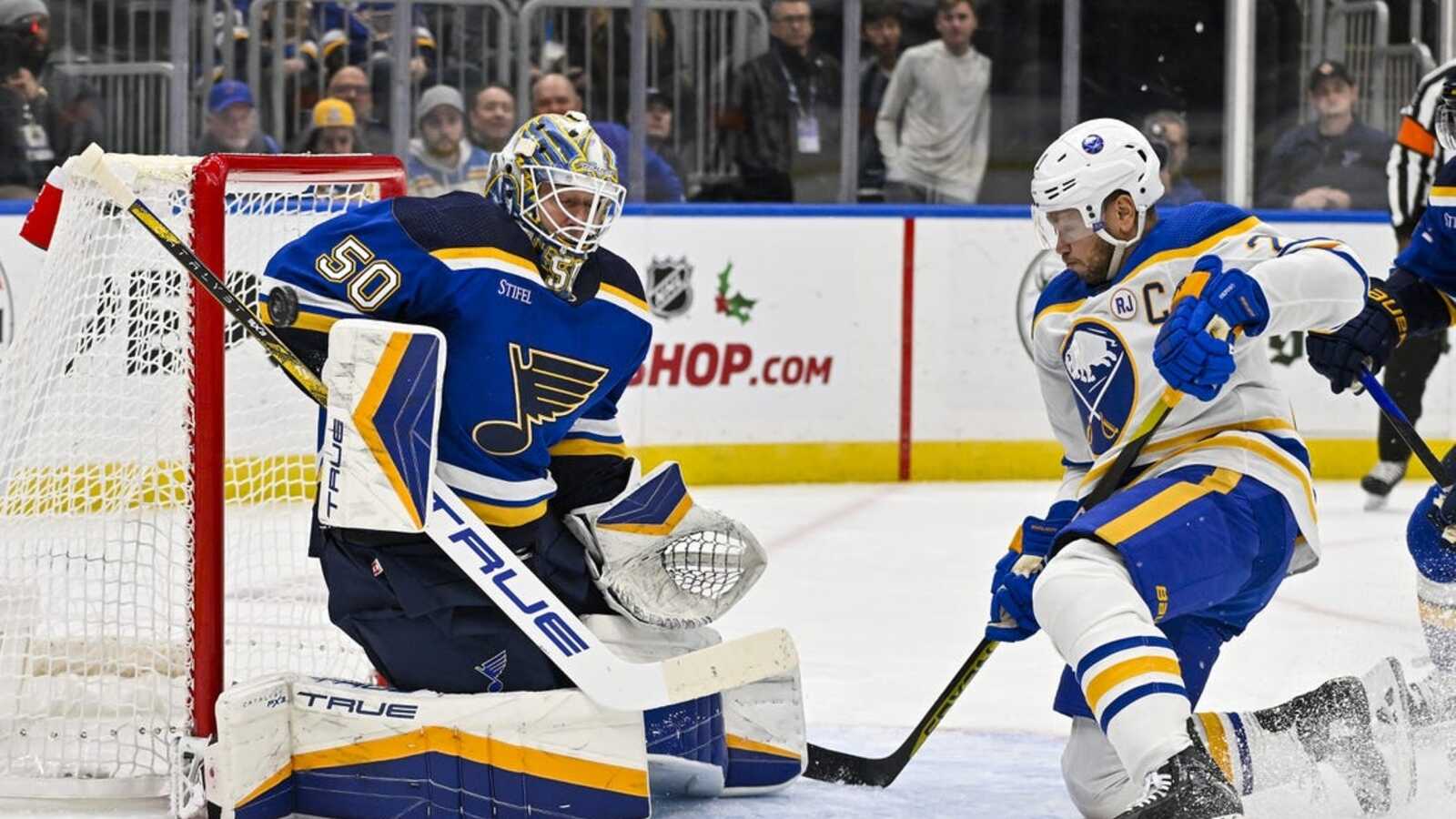 Efficient Blues make them count in win vs. Sabres
