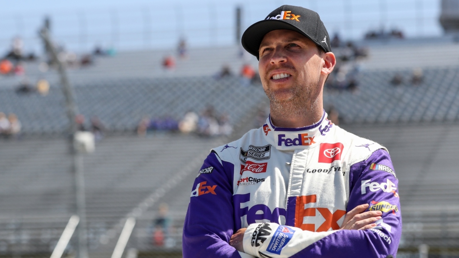 Denny Hamlin addresses car safety after Corey LaJoie’s terrifying Michigan crash