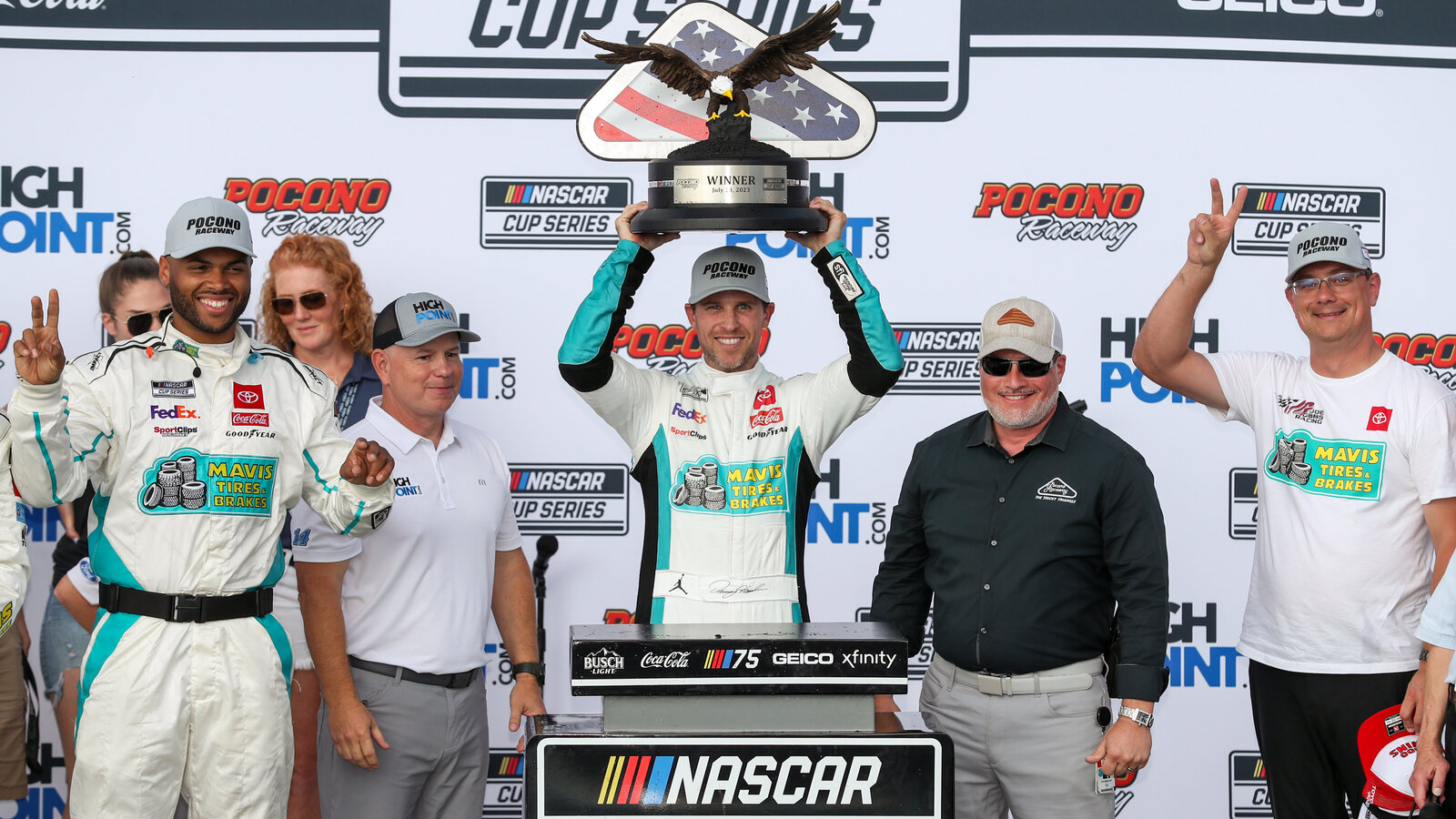 Hamlin notches 50th Cup Series triumph; becomes winningest competitor at Pocono