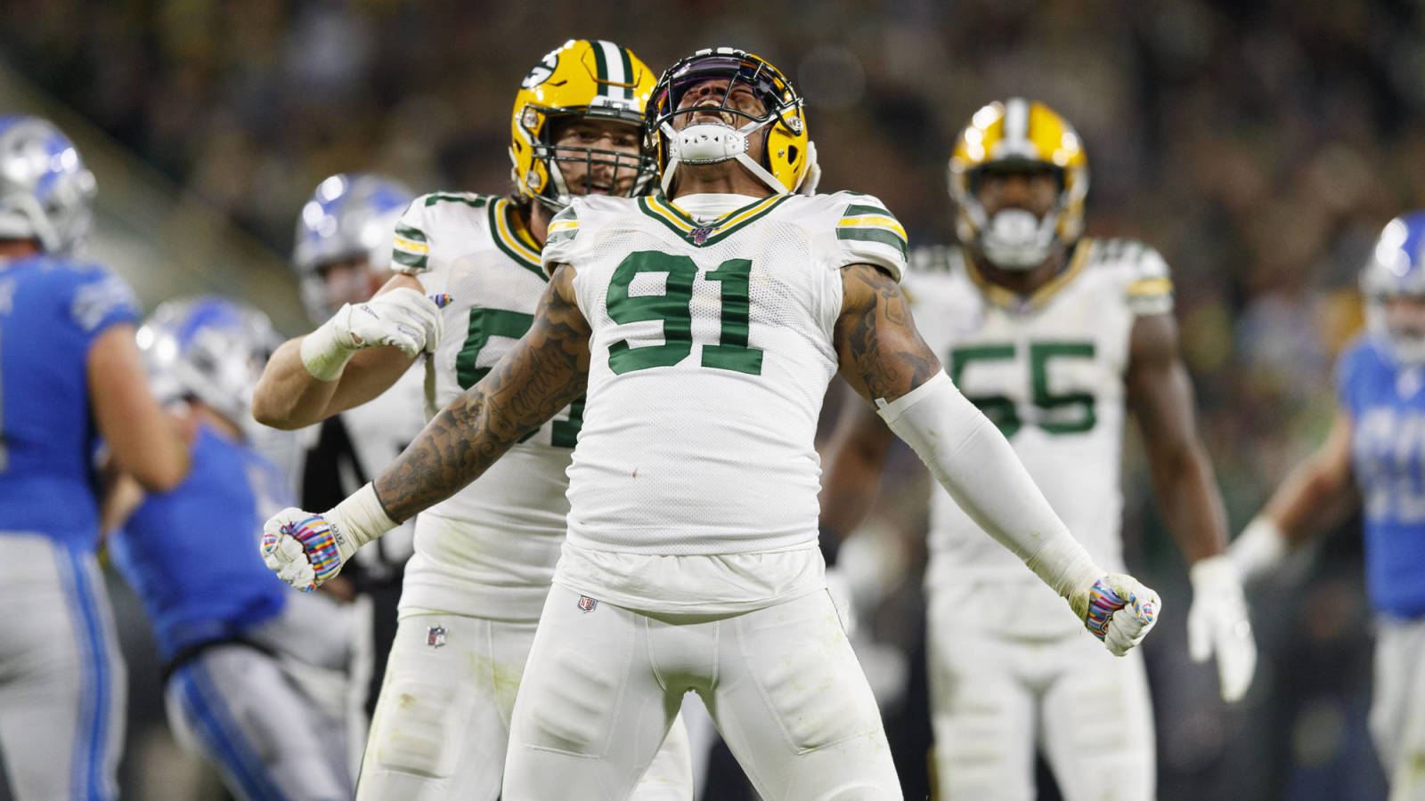 Packers Dynamic Sack Duo Has Spooky Halloween Themed Celebration In Store For Fans Yardbarker