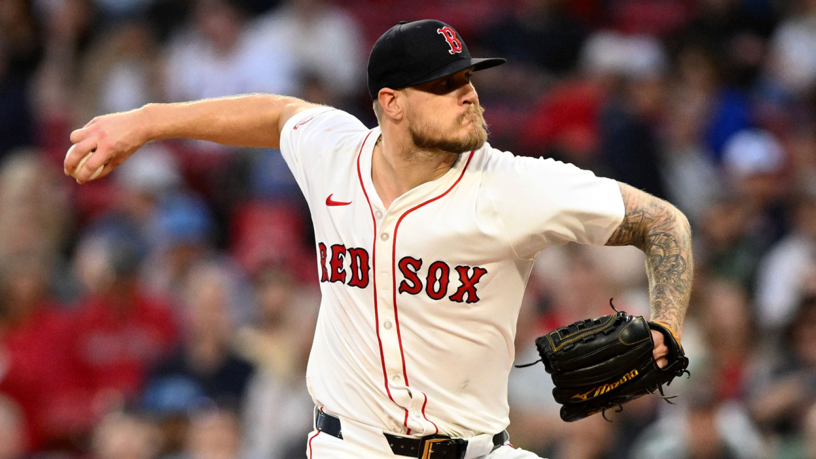 Red Sox pitcher's rehab paused due to new pronator strain