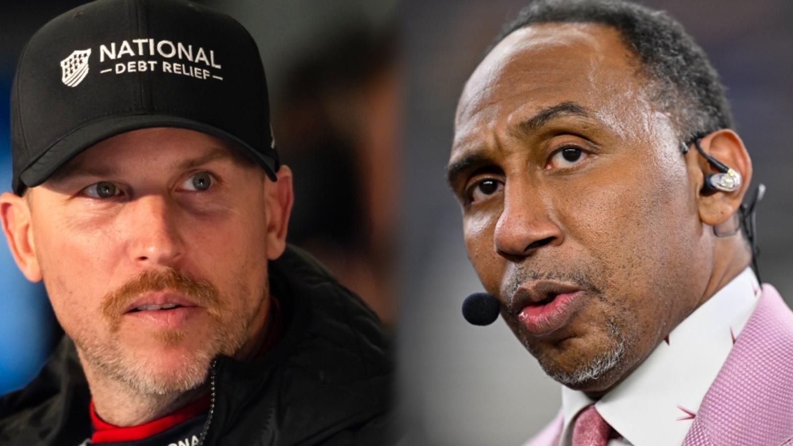 Denny Hamlin shrugs off Stephen A. Smith amid NASCAR athletes debate: ‘Who cares’