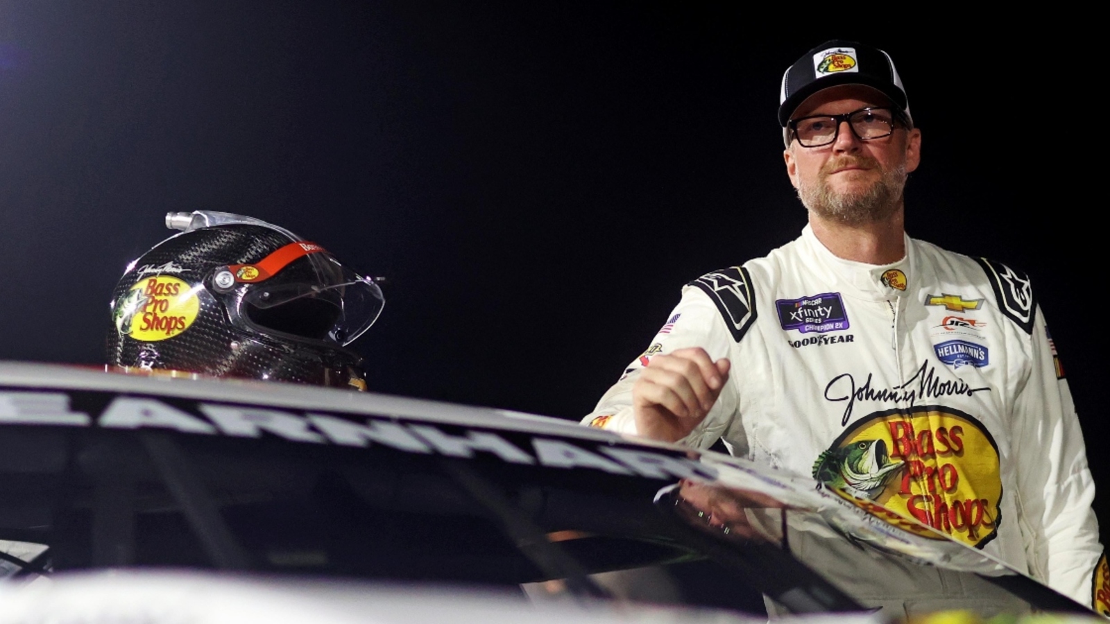 Dale Earnhardt Jr. reacts to his performance in Bud No. 8 car at South Carolina 400