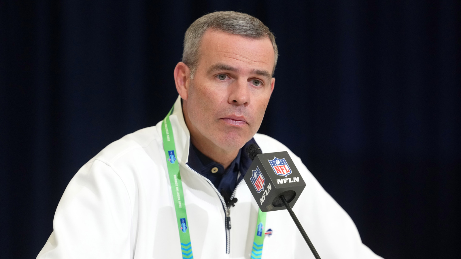 Bills' Brandon Beane makes feelings on Keon Coleman clear after controversial Terry Pegula comments