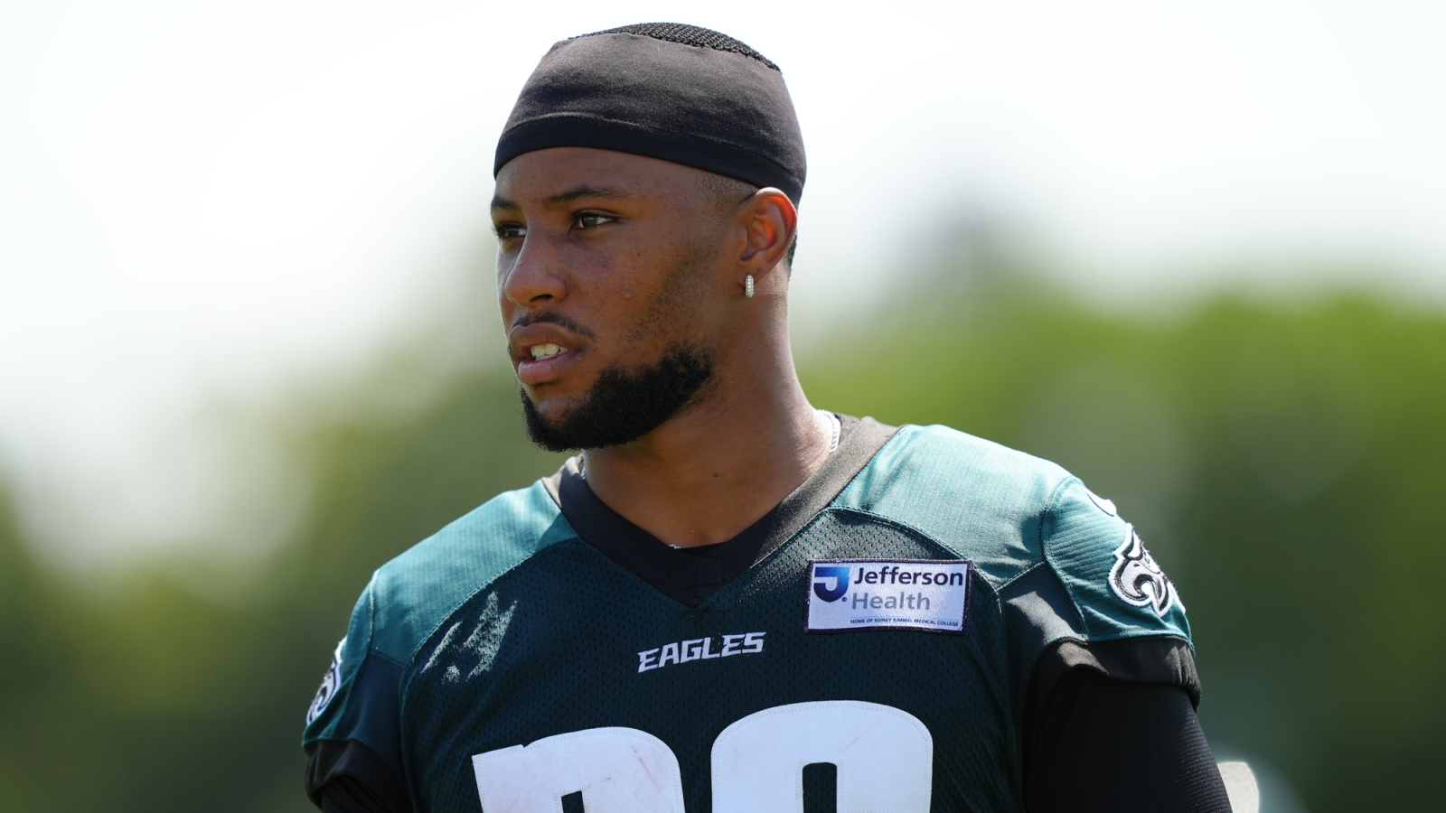 Eagles' Saquon Barkley blasts narrative about 'prime' coming off award-winning season