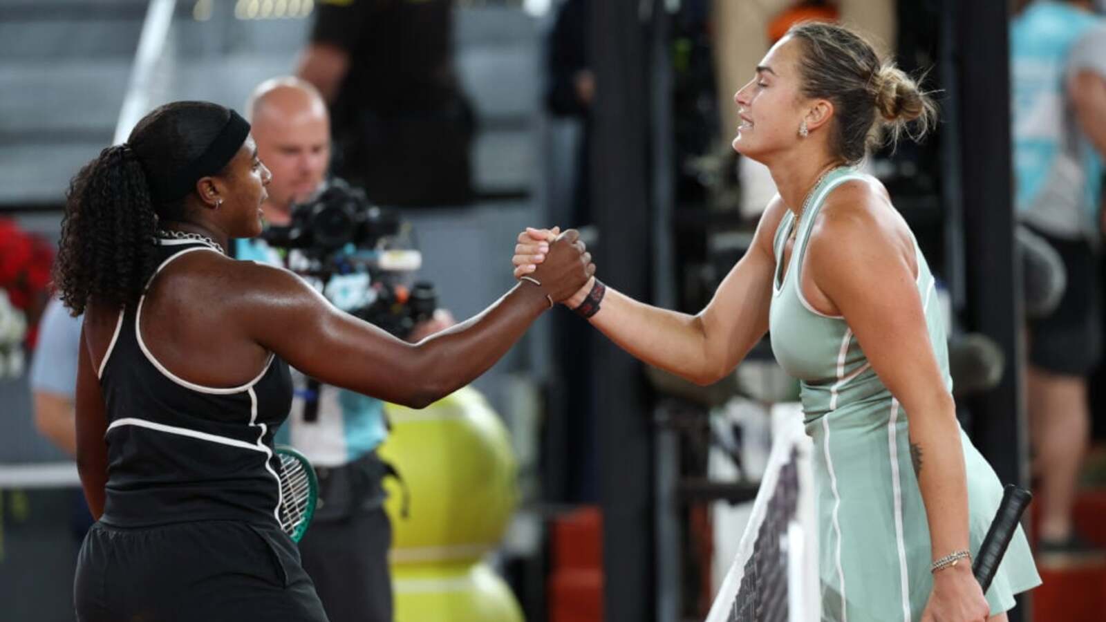 Hailey Baptiste matches Williams’ WTA achievement after shock win over Sabalenka in Madrid