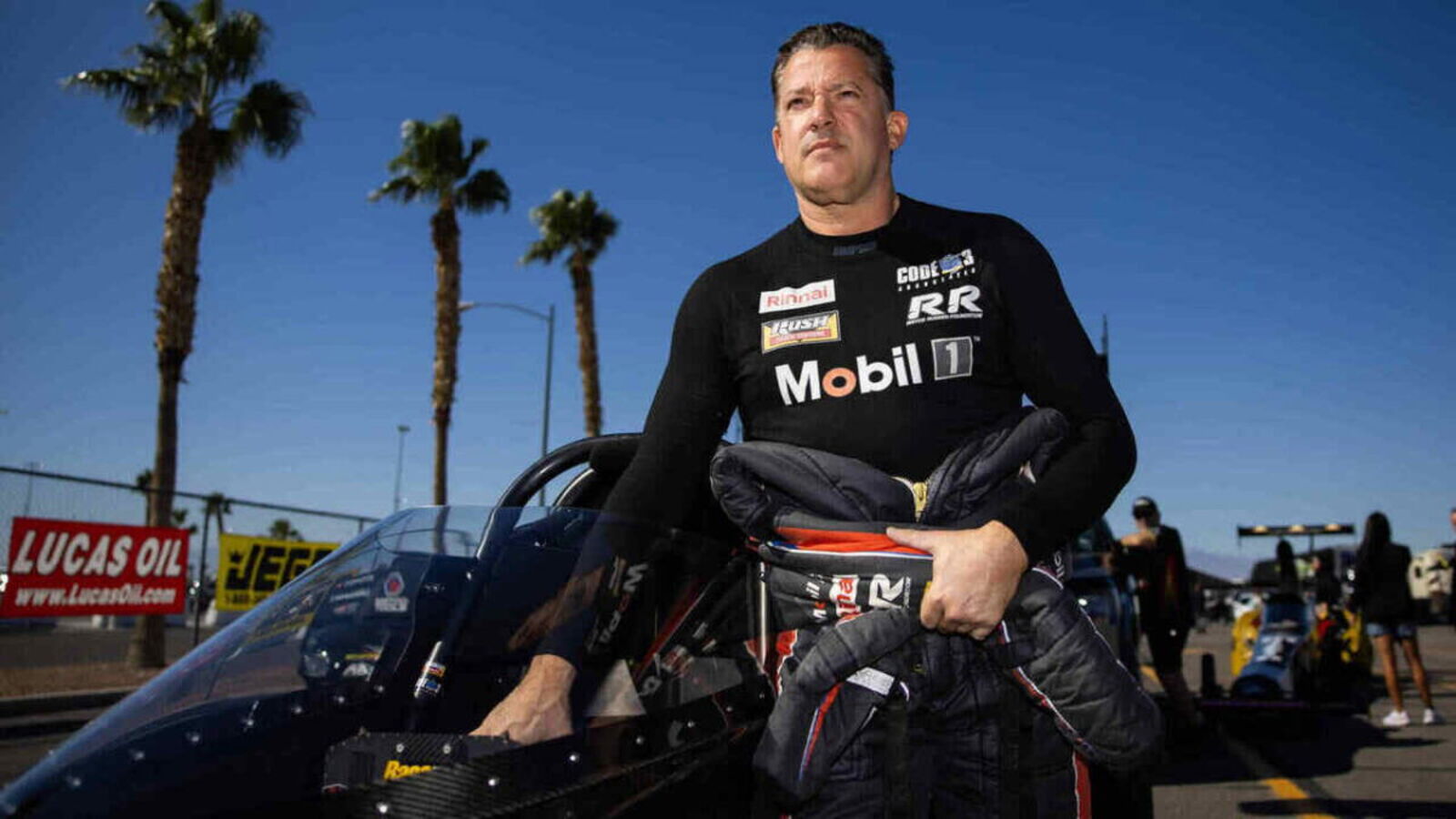 Watch: Tony Stewart Miraculously Walks out Unharmed After a wild NHRA crash