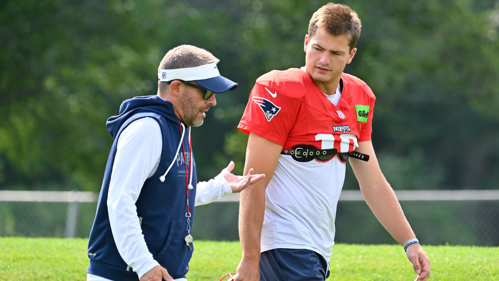 Patriots OC Josh McDaniels addresses Drake Maye, yips theory amid QB's struggles