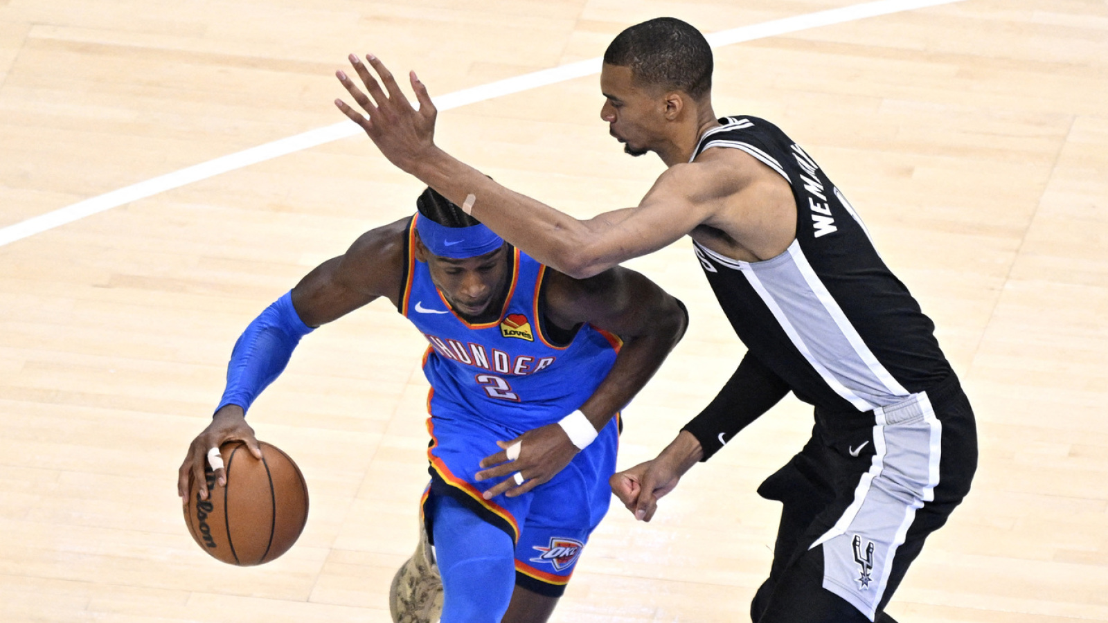 Thunder beat Spurs as Wembanyama struggles in career-worst shooting opener