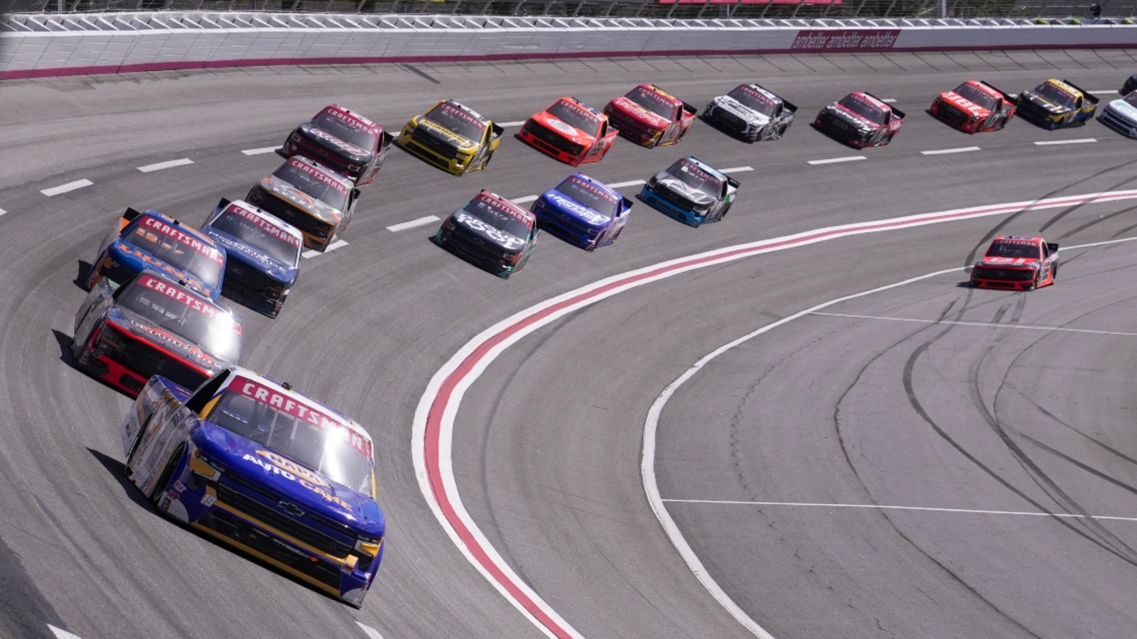 Connor Mosack earns first career pole award during Truck Series qualifying at Atlanta
