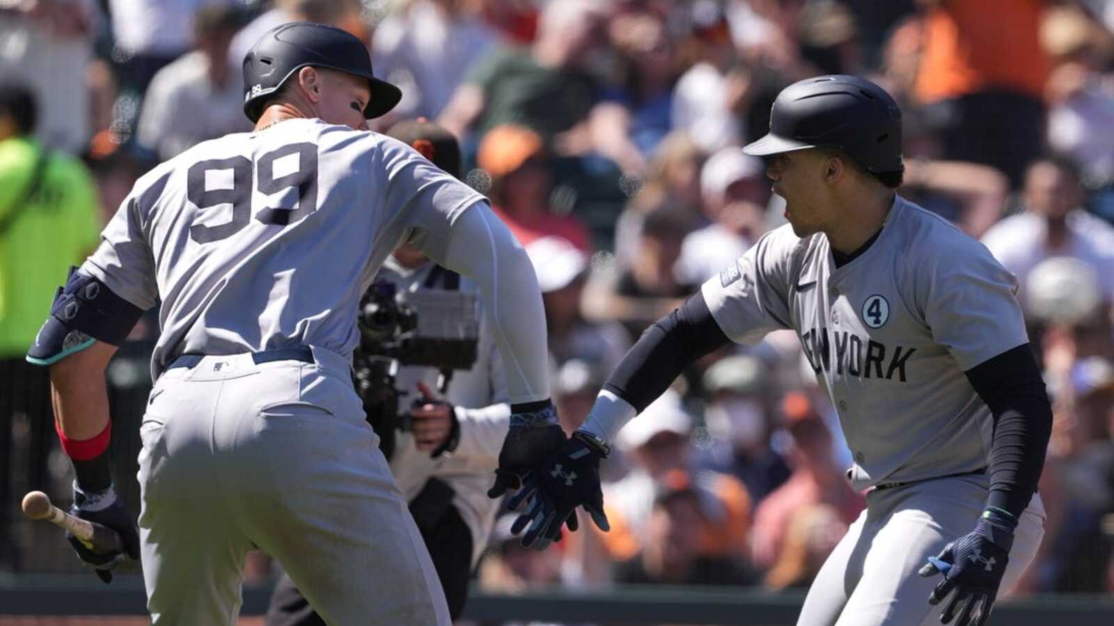 MLB roundup: Juan Soto's 2 HRs help Yankees sweep Giants