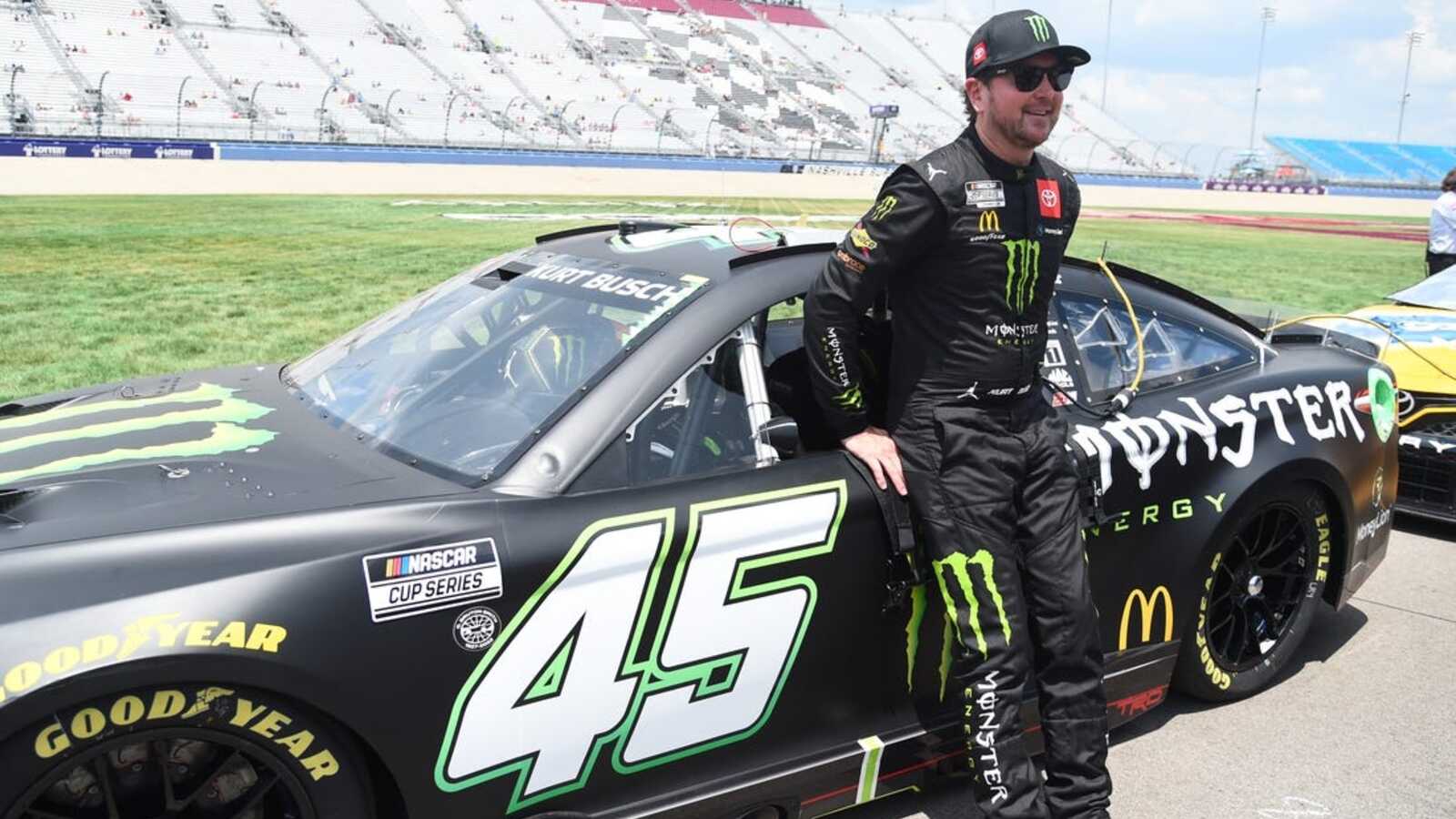 Kurt Busch (concussion) to miss Sunday's race at Indianapolis