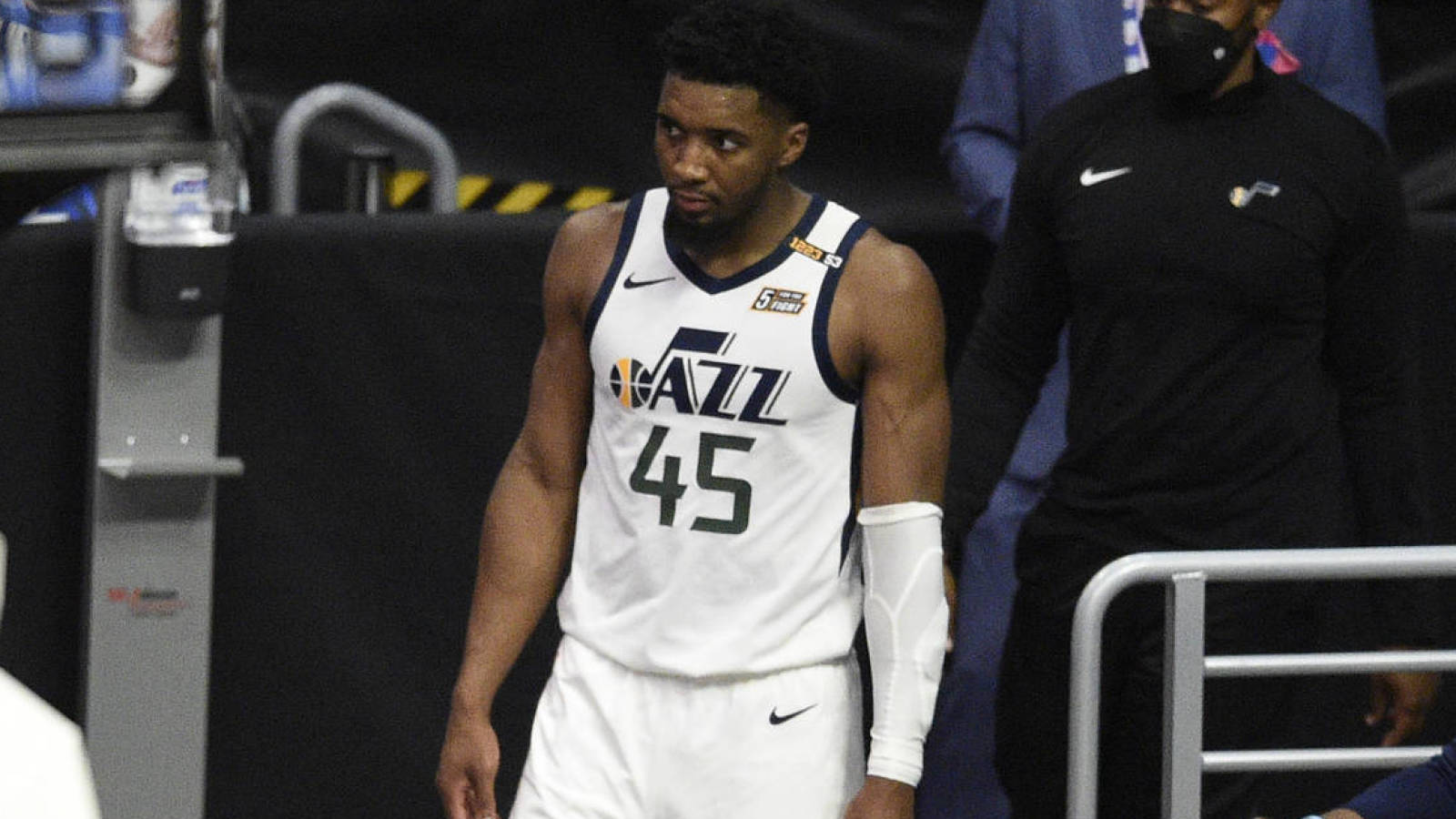 Jazz star Donovan Mitchell 'in good shape' despite hurting ankle in Game 3