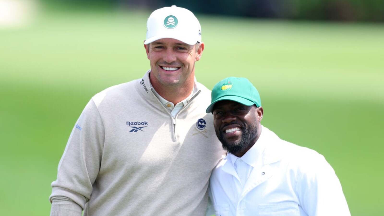 Kevin Hart sends message to Bryson DeChambeau after being his caddie at The Masters Par 3 Contest