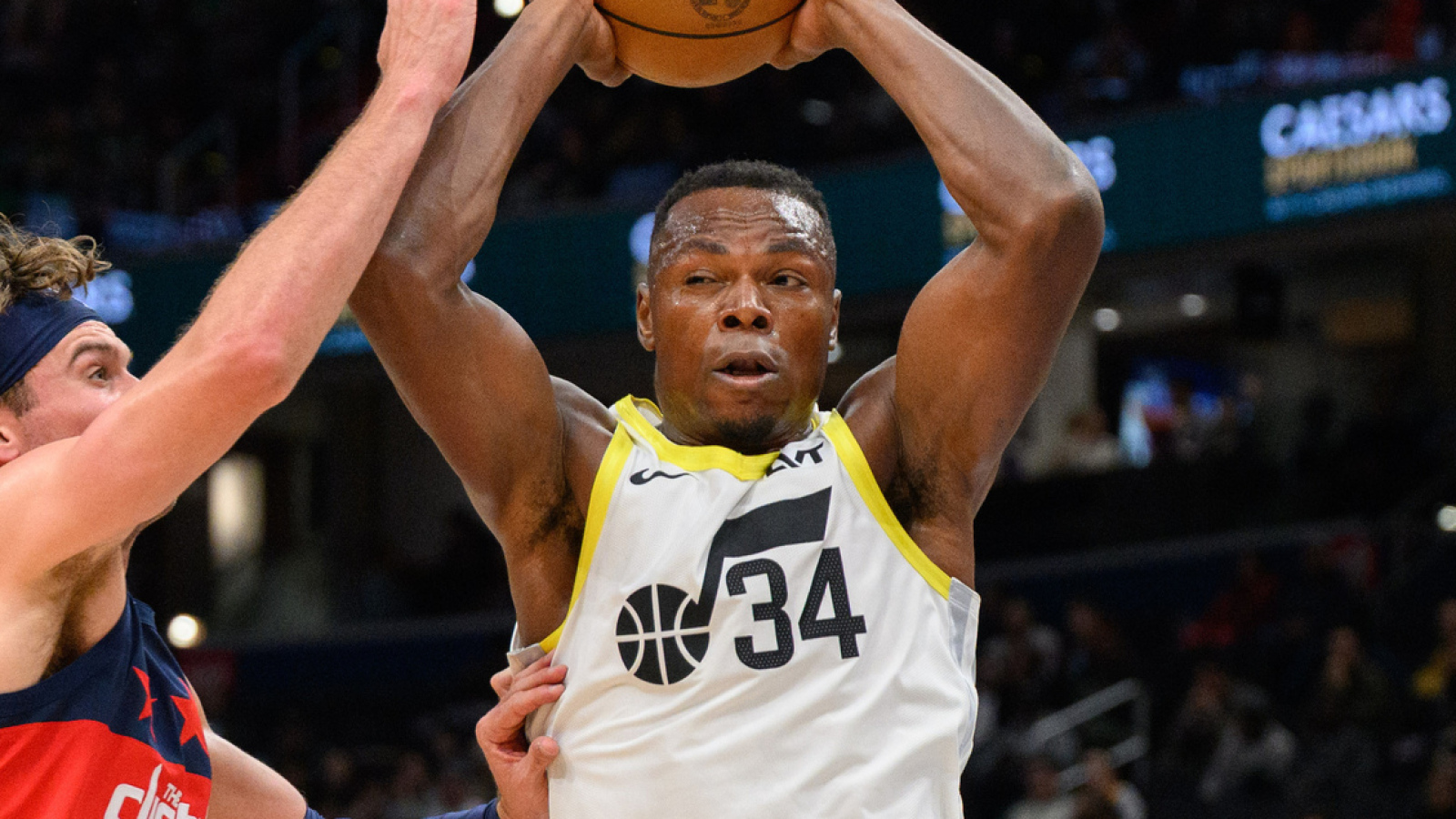 Jazz center turning heads with G League performances