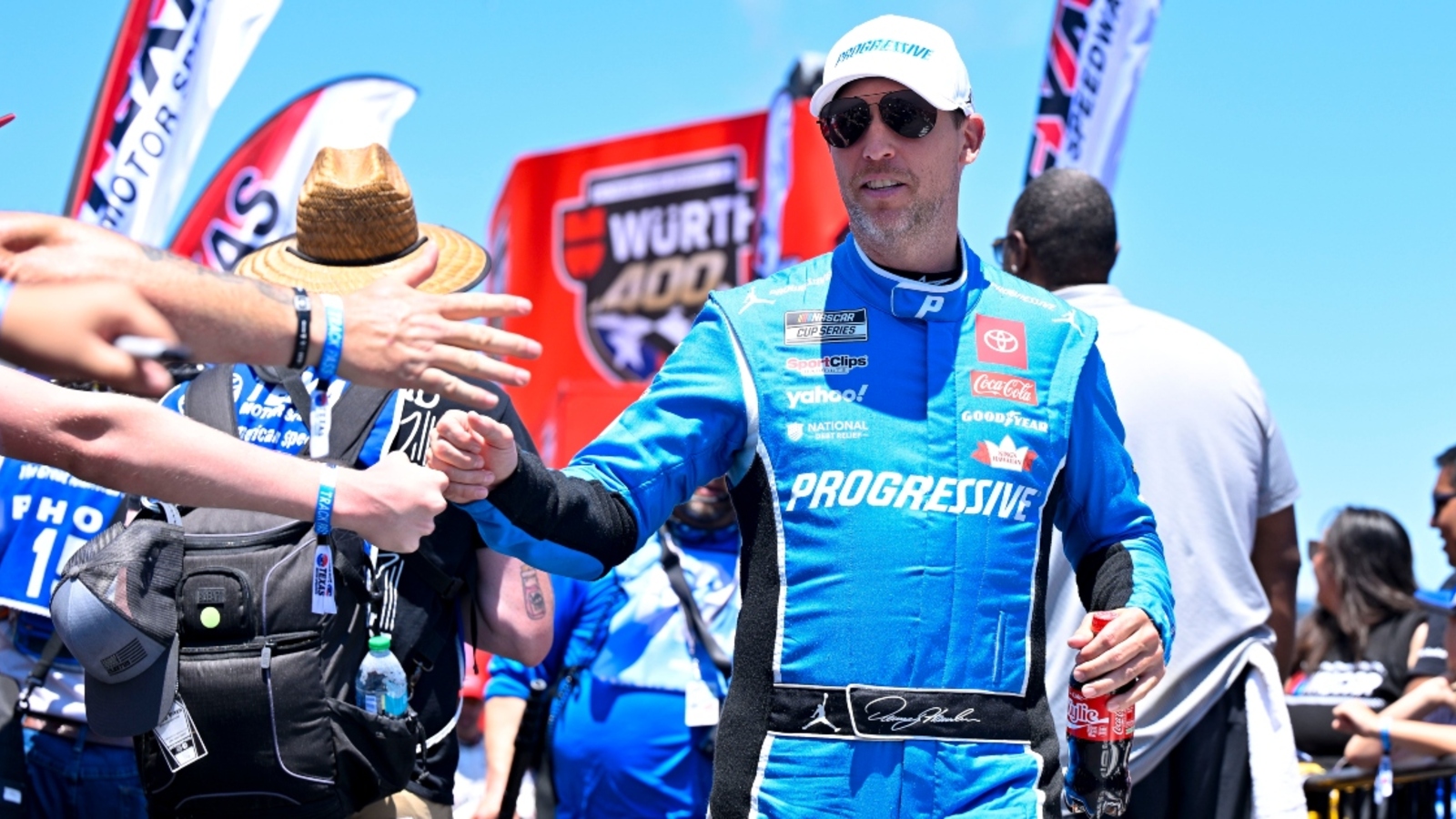 Denny Hamlin reacts to first NASCAR broadcast on Prime