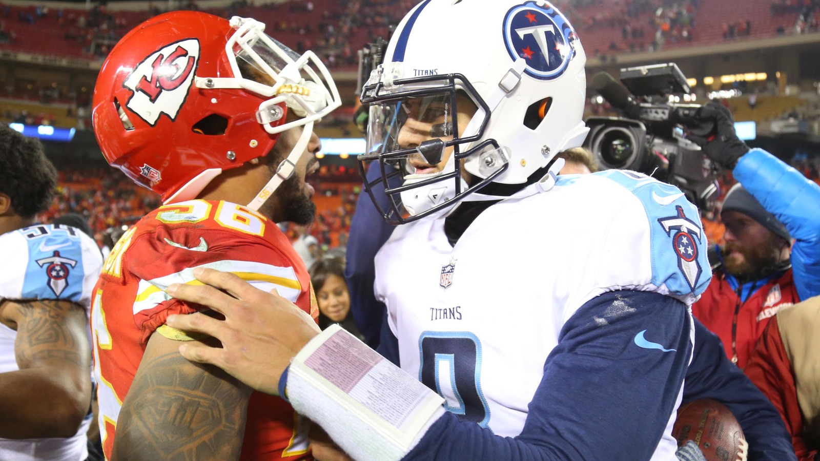 Titans OL Spain active against Chiefs Titans OL Spain active against Chiefs