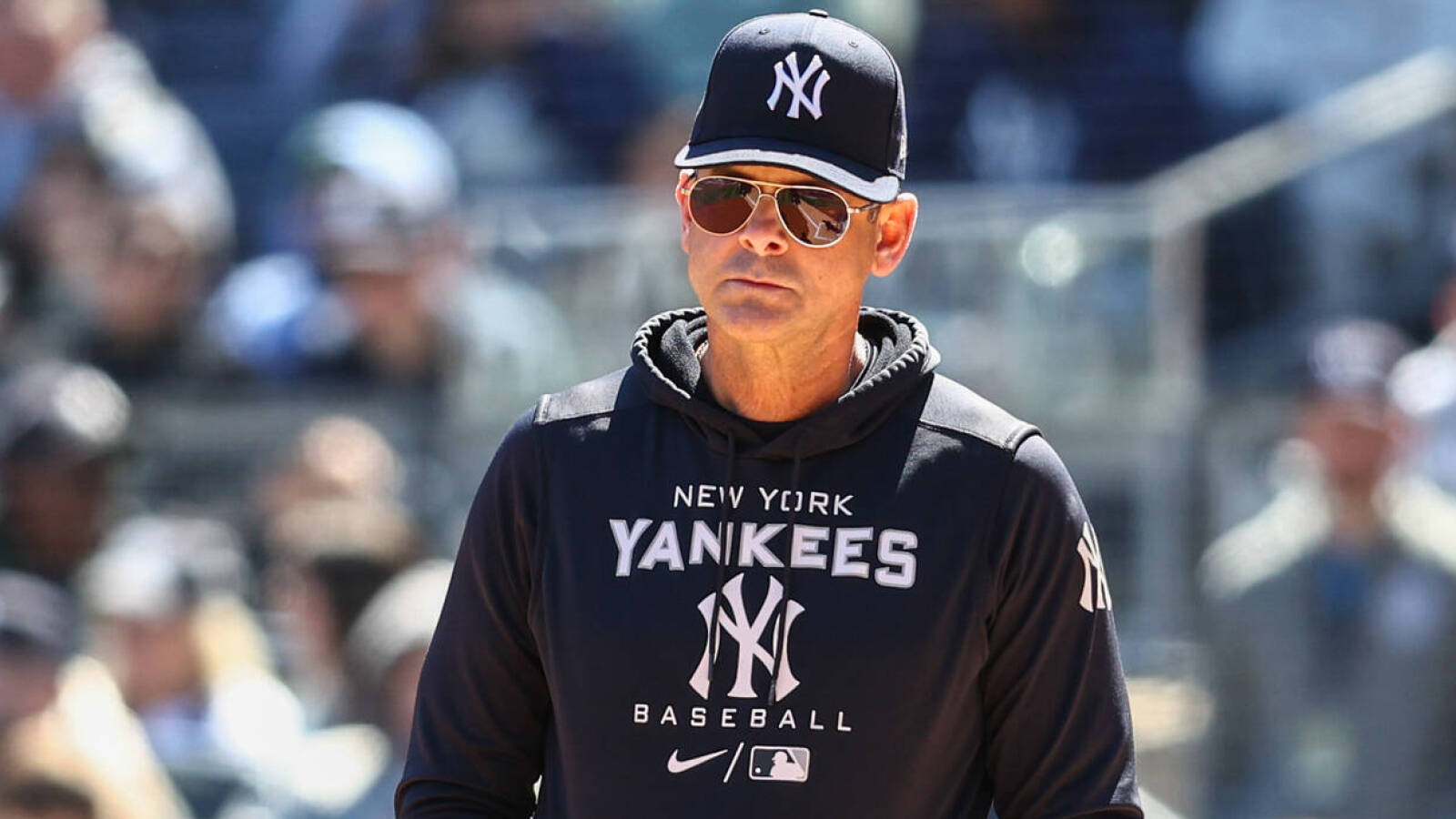 Yankees manager Aaron Boone reacts to 'embarrassing' ejection