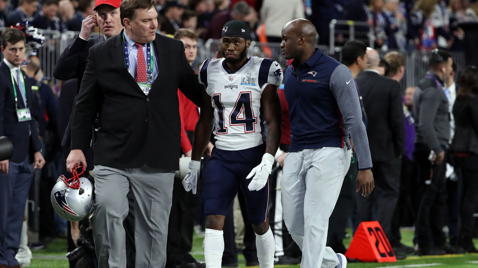 Brandin Cooks knocked out by Malcolm Jenkins blindside hit