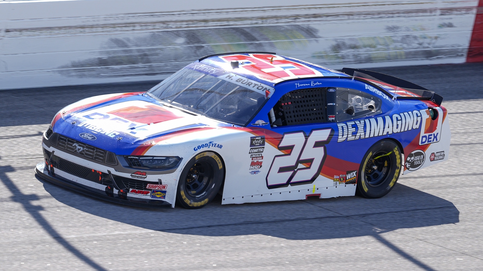 Harrison Burton cut by crush panel, among other issues after debris flies into car at Daytona