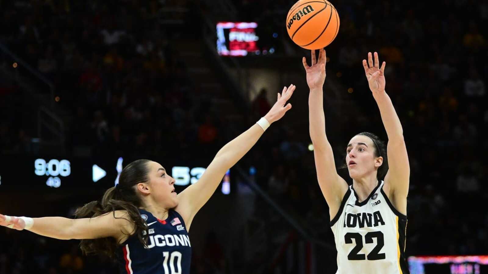 Iowa returns to NCAA final with tight win over UConn