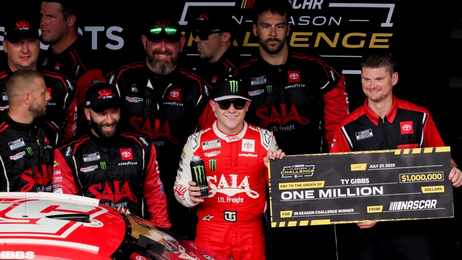 Ty Gibbs makes pledge to Ty Dillon after winning $1M NASCAR In-Season Tournament prize