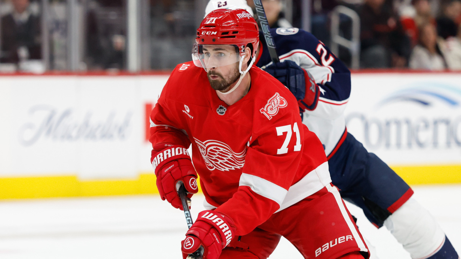 Dylan Larkin reporting to Red Wings camp, but stripped of captaincy after trade request