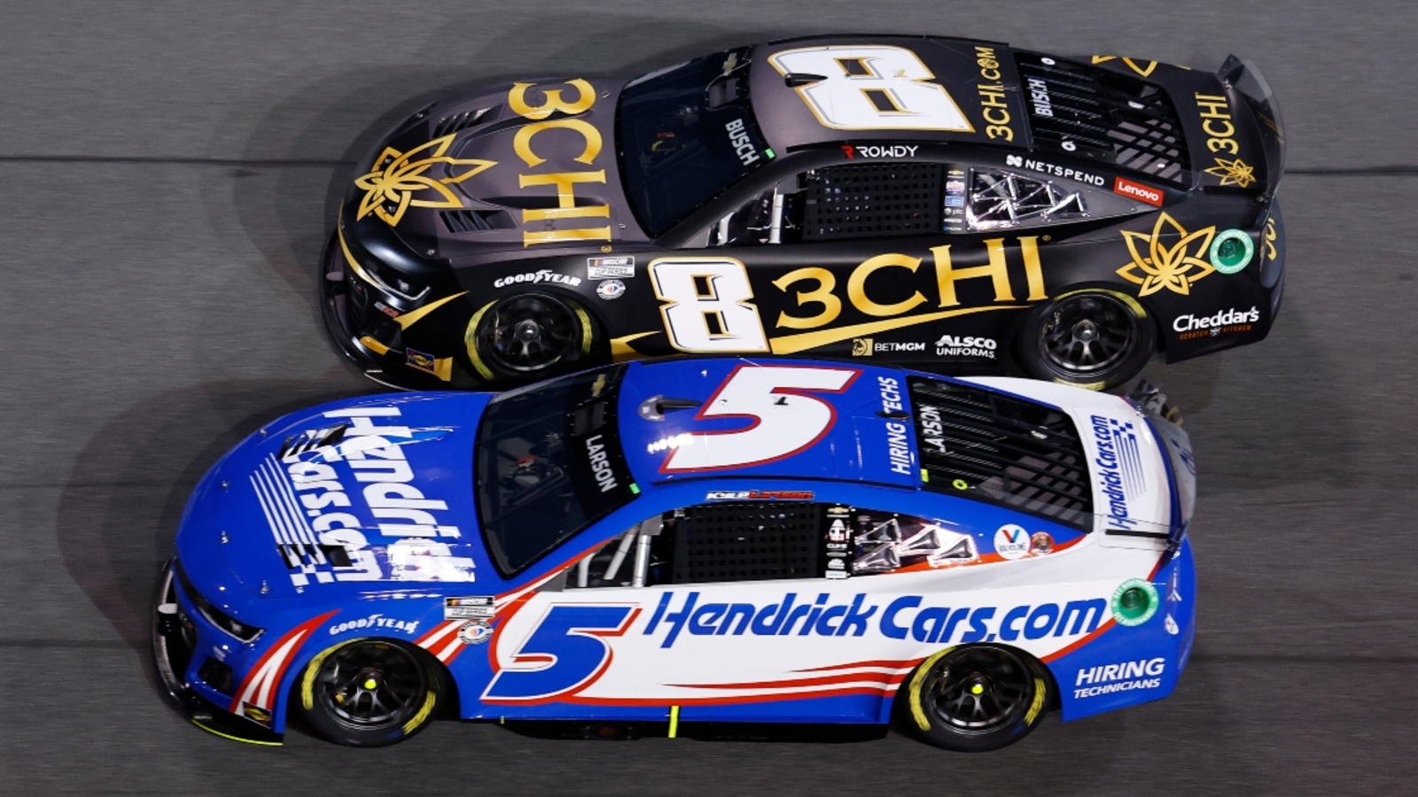 Denny Hamlin points finger at Kyle Larson over wreck with Kyle Busch at Gateway