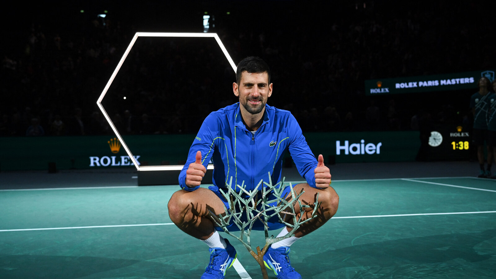 Novak Djokovic captures seventh Paris Masters crown with win over Grigor Dimitrov
