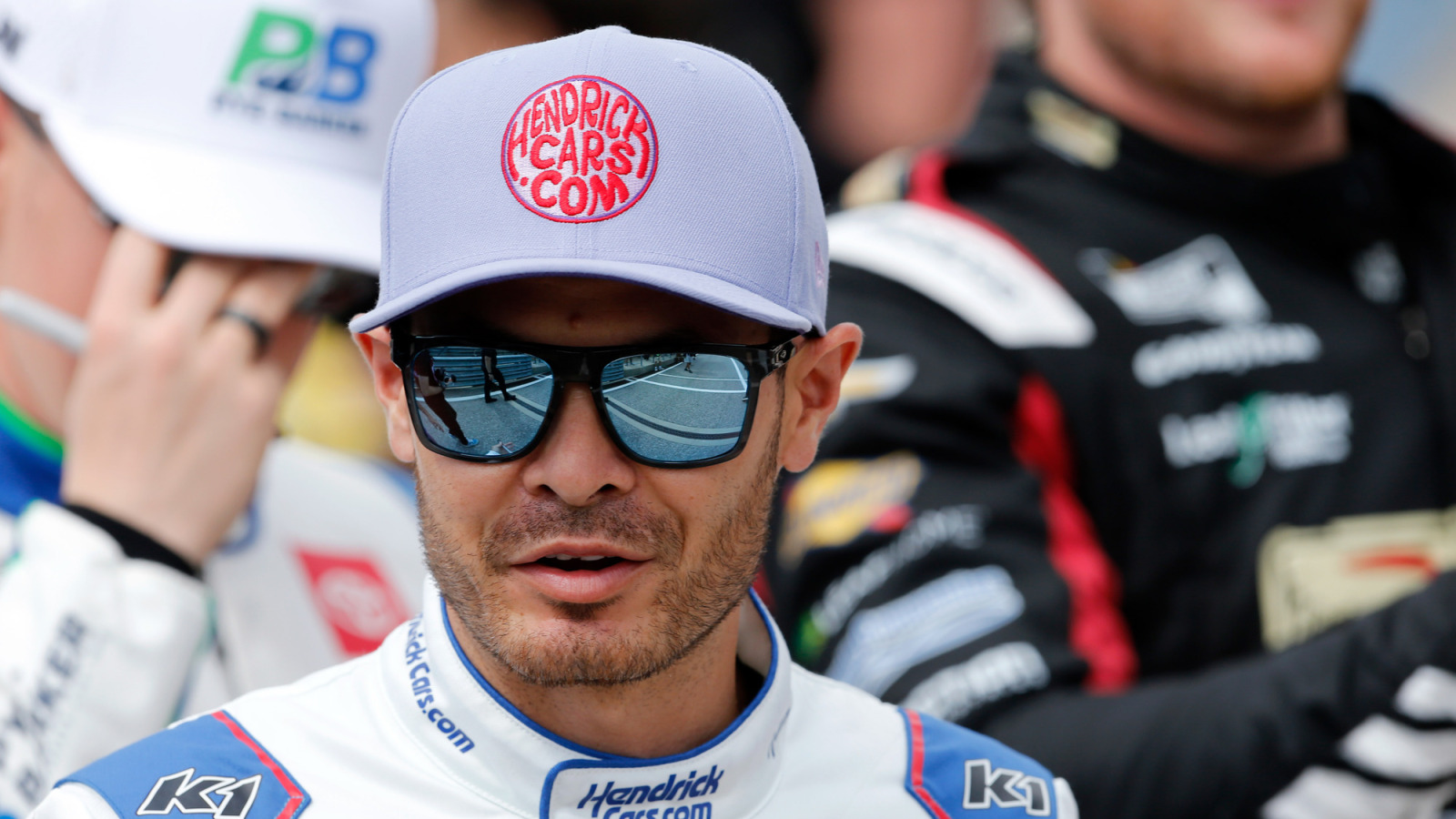 Kyle Larson destroys his car on Lap 5 at Darlington during Goodyear 400