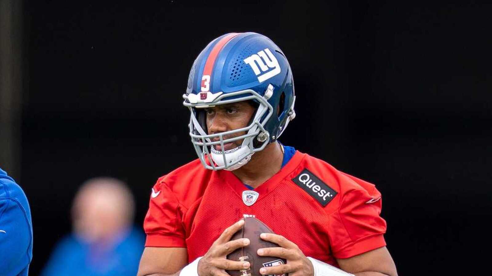 Giants teammates offer high praise for Russell Wilson amid OTAs