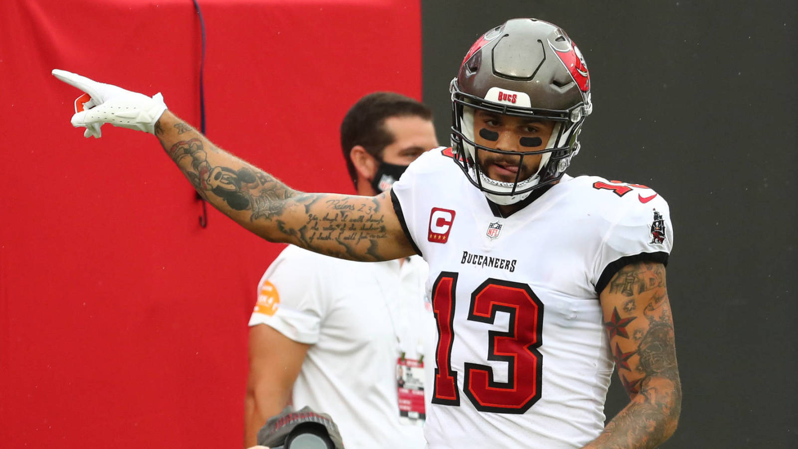 mike evans signed football