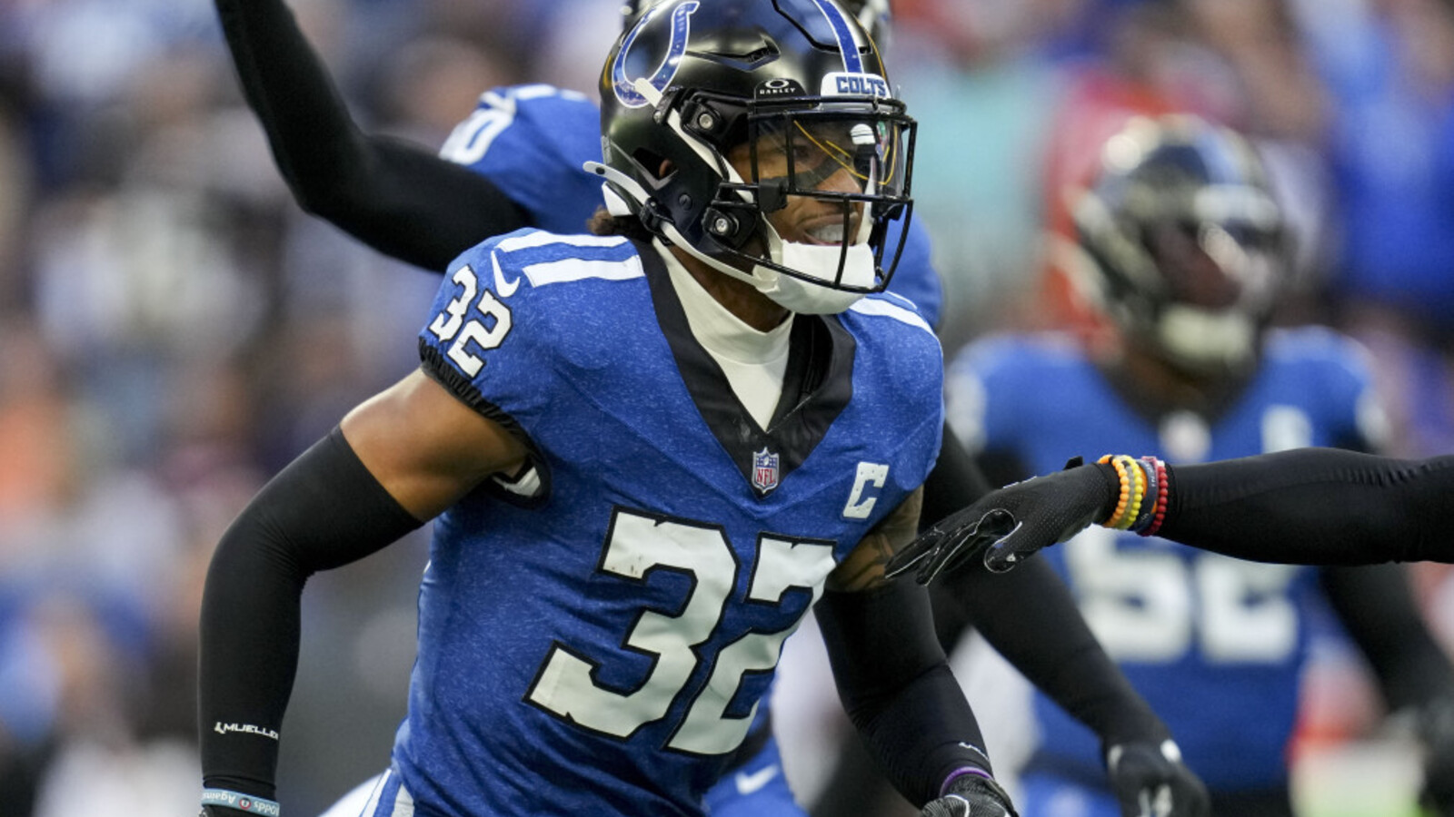 Multiple Colts teammates showed up to celebrate Julian Blackmon's big day