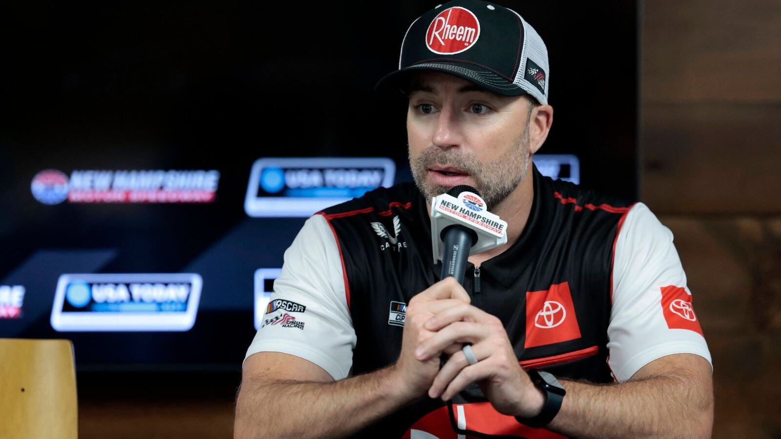 Adam Stevens Insists Joe Gibbs Racing Has Not Hit the Panic Button Yet After Underwhelming Start