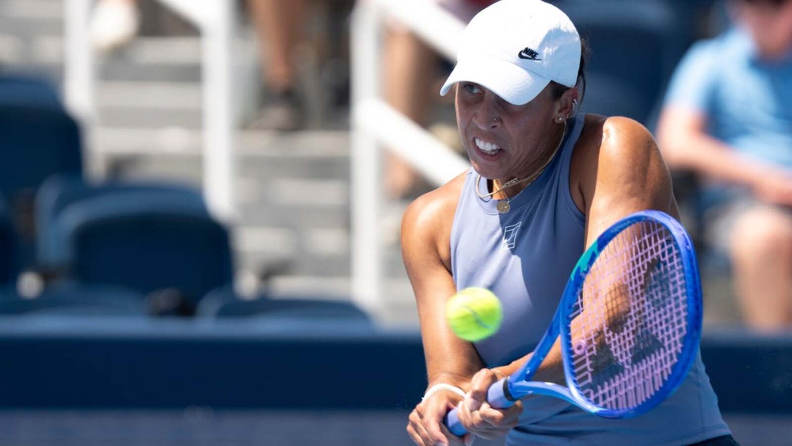 Madison Keys erases two match points to escape at Cincinnati Open