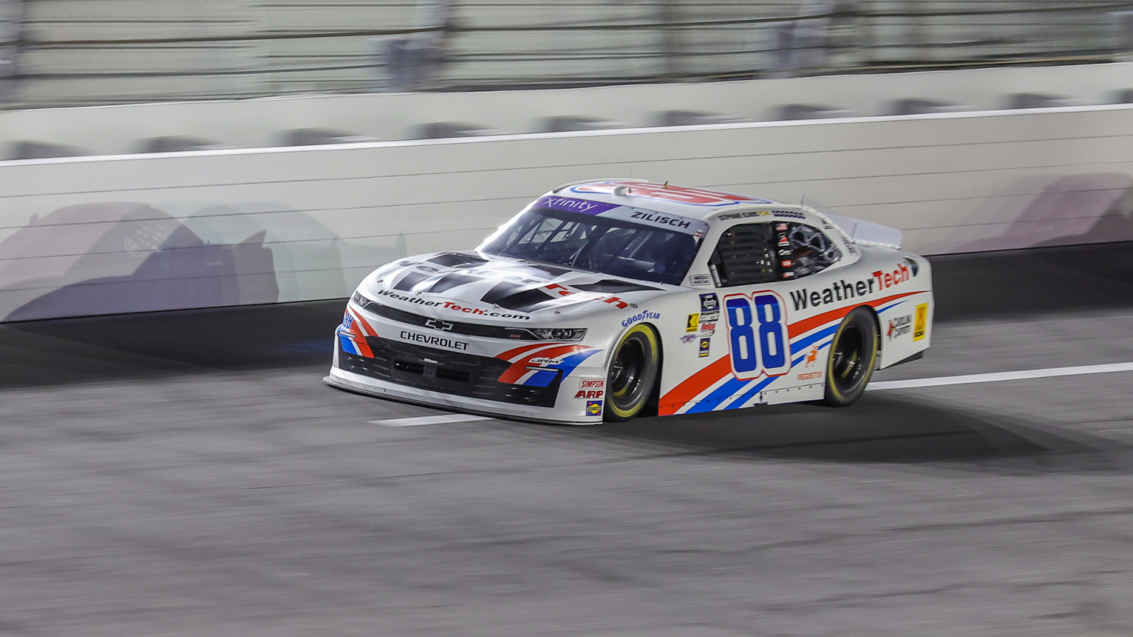 Major wreck late in NASCAR Xfinity Series race breaks out during restart at Gateway