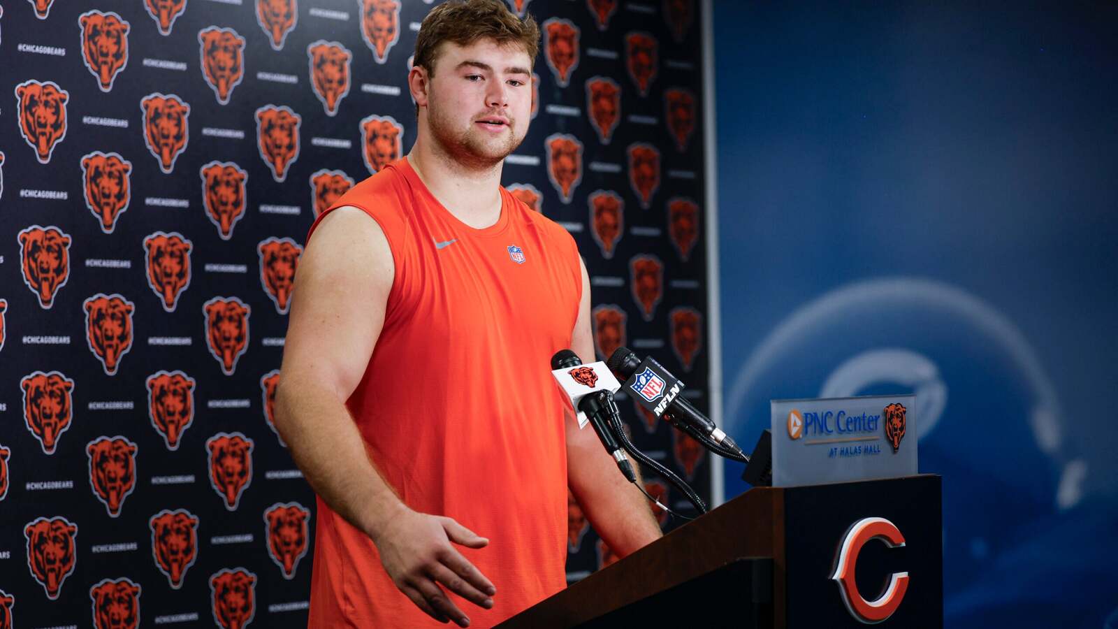 Bears’ hopes of getting Ozzy Trapilo back in 2026 get boost based on the Panthers’ handling of its own injured left tackle