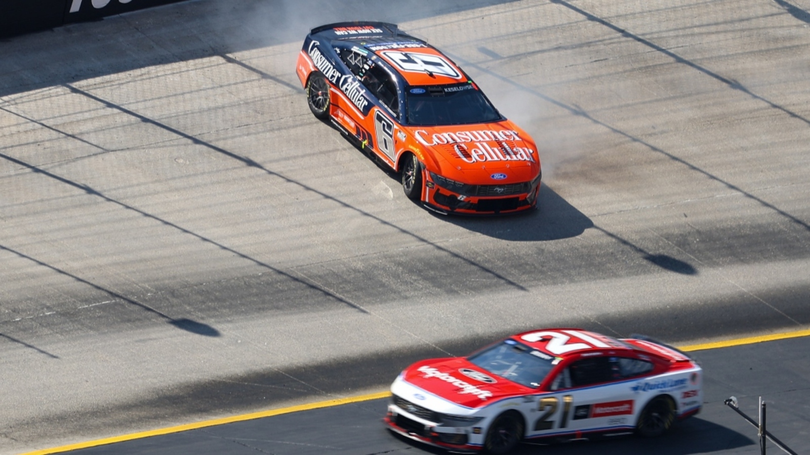 TJ Majors gives his perspective on Ricky Stenhouse Jr. spinning out Brad Keselowski at Bristol