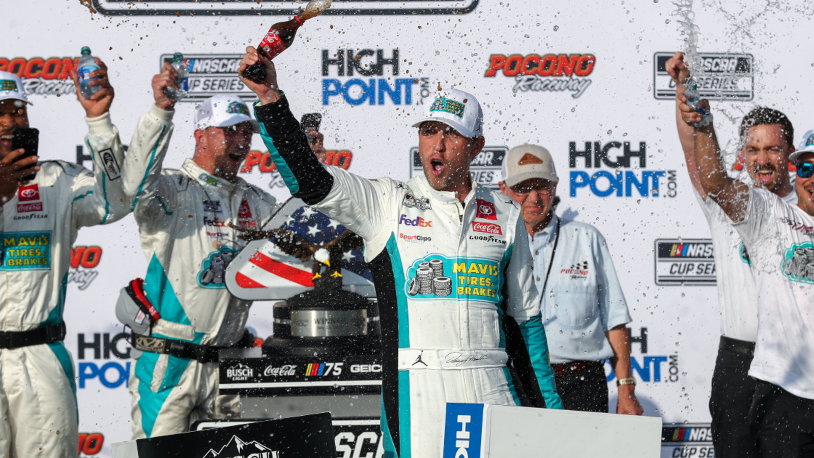 Denny Hamlin brings up Kyle Larson, Bubba Wallace incident when asked about ‘respect’