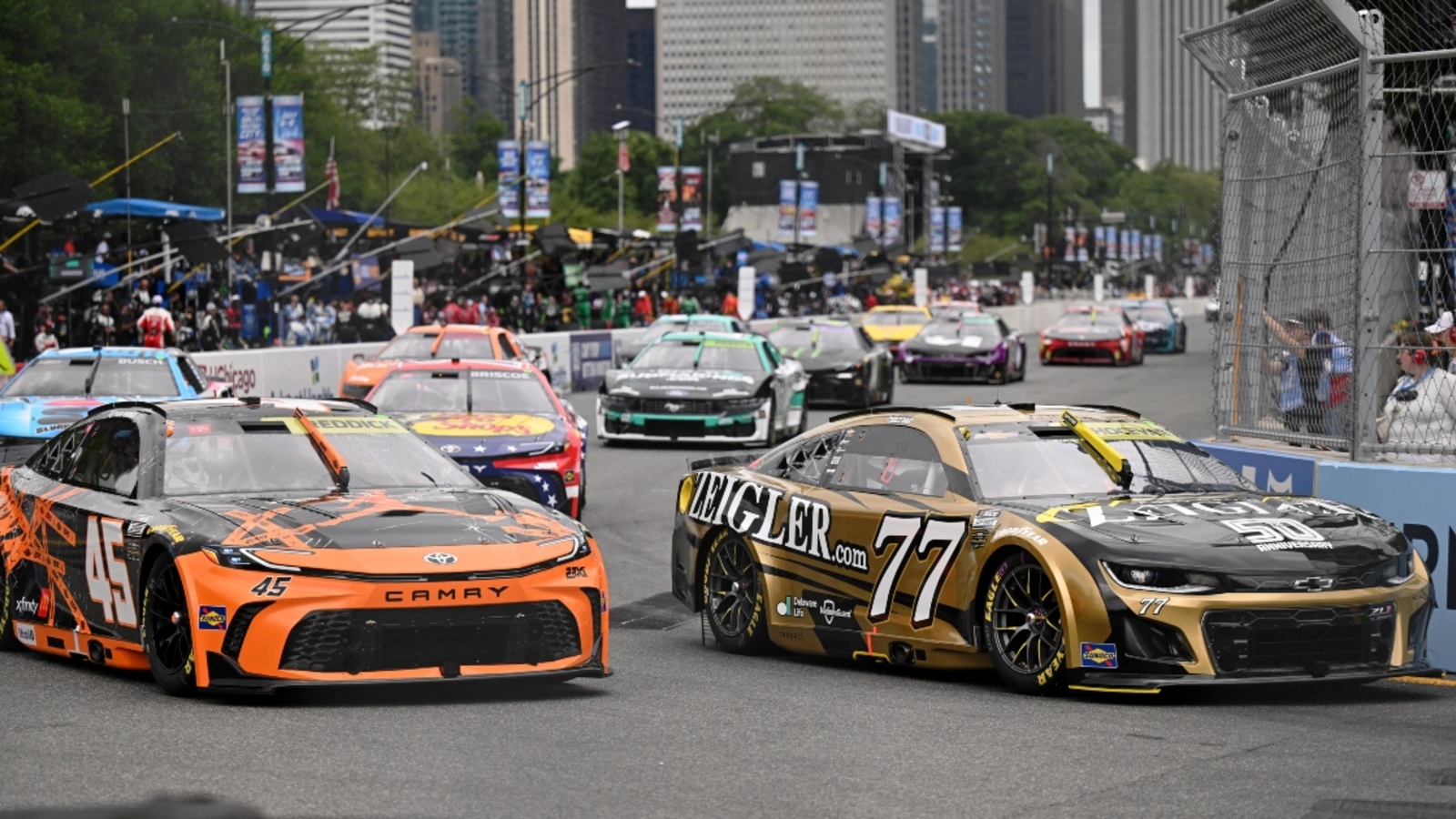 Carson Hocevar pokes fun at himself, sounds off on early wreck that jammed up NASCAR field at Chicago