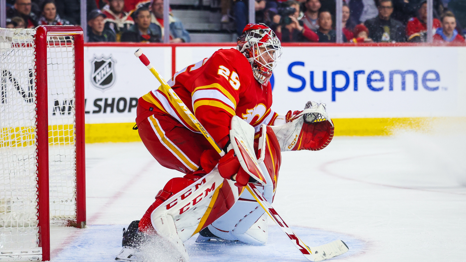 Flames Have Plenty of Options in Net
