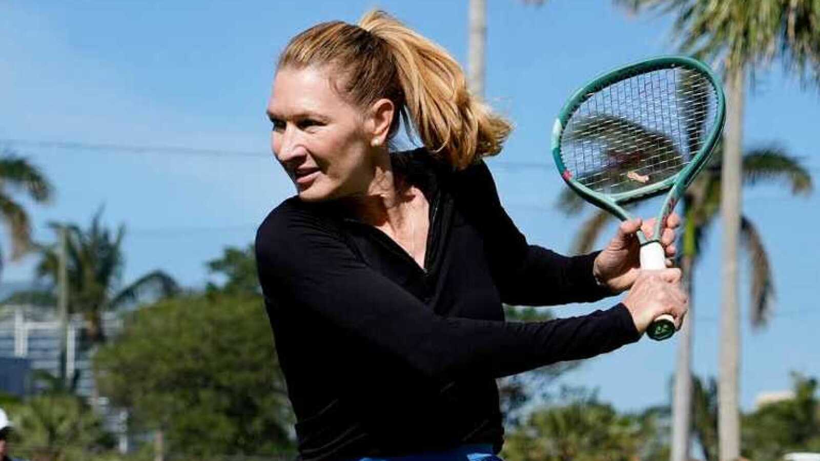 Andrea Petkovic believes Steffi Graf could defeat Serena Williams in her prime using one weapon in her arsenal