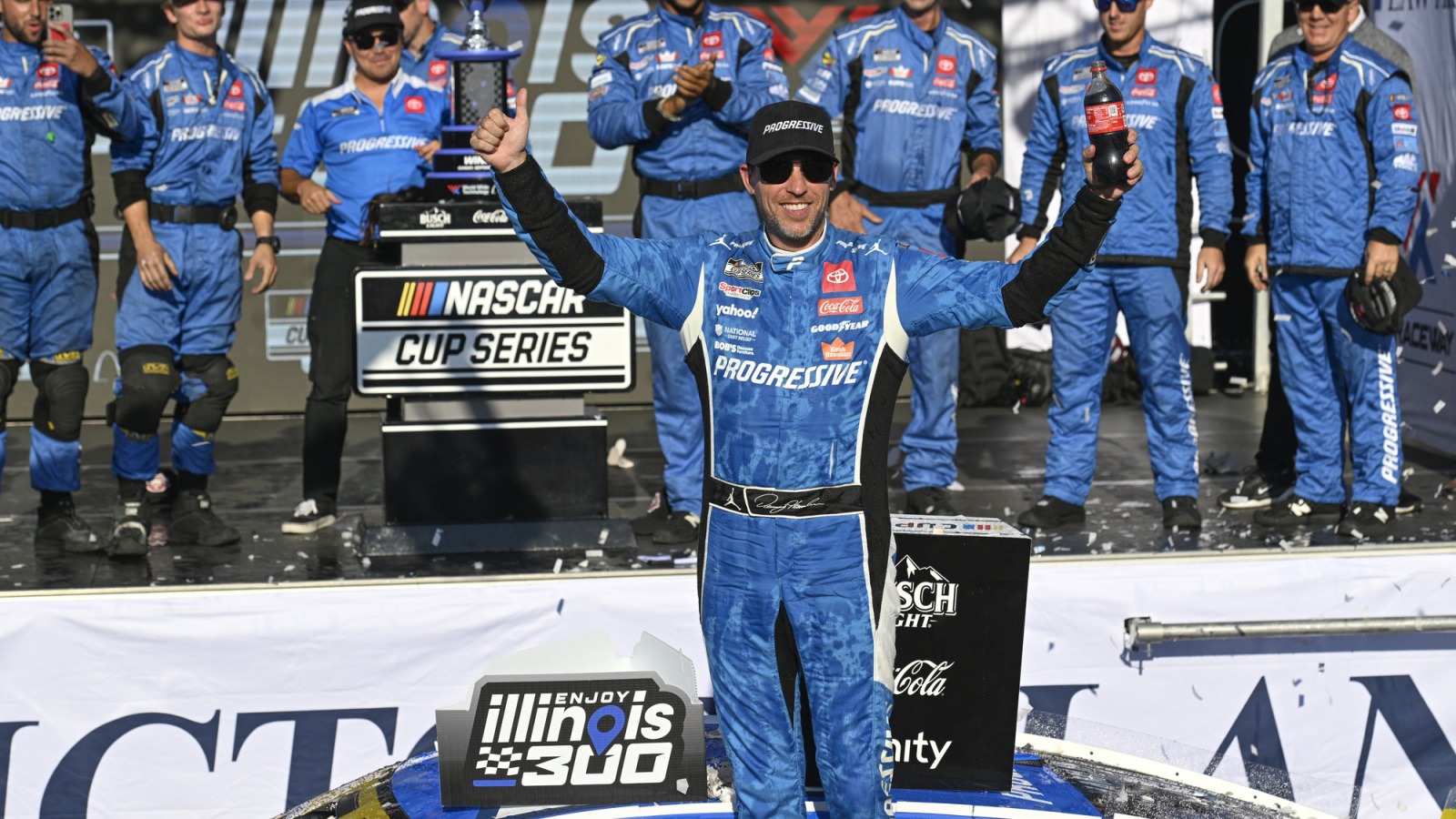 Denny Hamlin Declares There Was 'Little Too Much' Tire Wear During Bristol Night Race