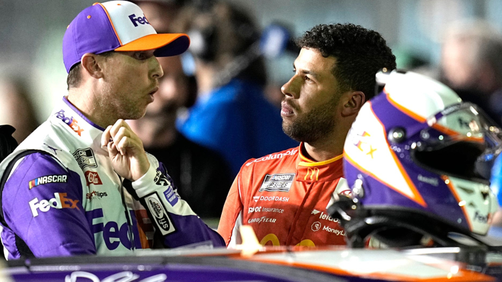 Denny Hamlin weighs impact of Bubba Wallace Daytona duel win